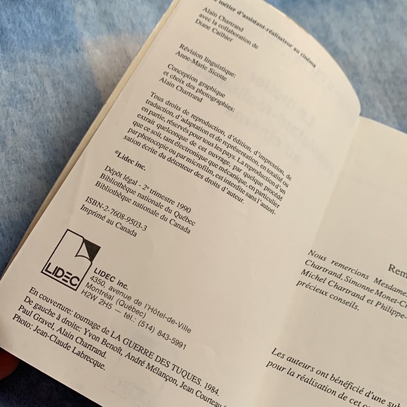 Le Métier d'assistant-réalisateur au cinéma - Alain Chartrand - BOOK FRENCH - Picture 5 of 7